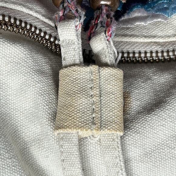 Steve Madden Boho Floral Embroider Backpack Tassel Festival Hippie Colorful 70s - Picture 14 of 14